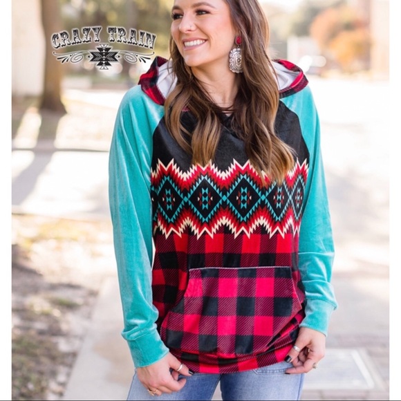 🐾Crazy Train Leave Her Wild Velvety Top🐾 - Picture 3 of 11